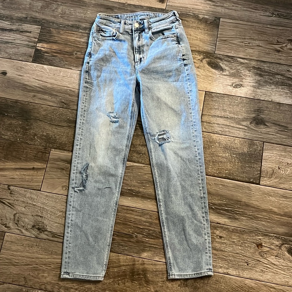 American Eagle Mom Straight Jeans - Picture 1 of 7